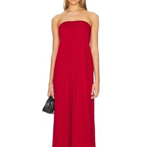 House of Harlow 1960 Red Strapless Gown Cocktail Revolve